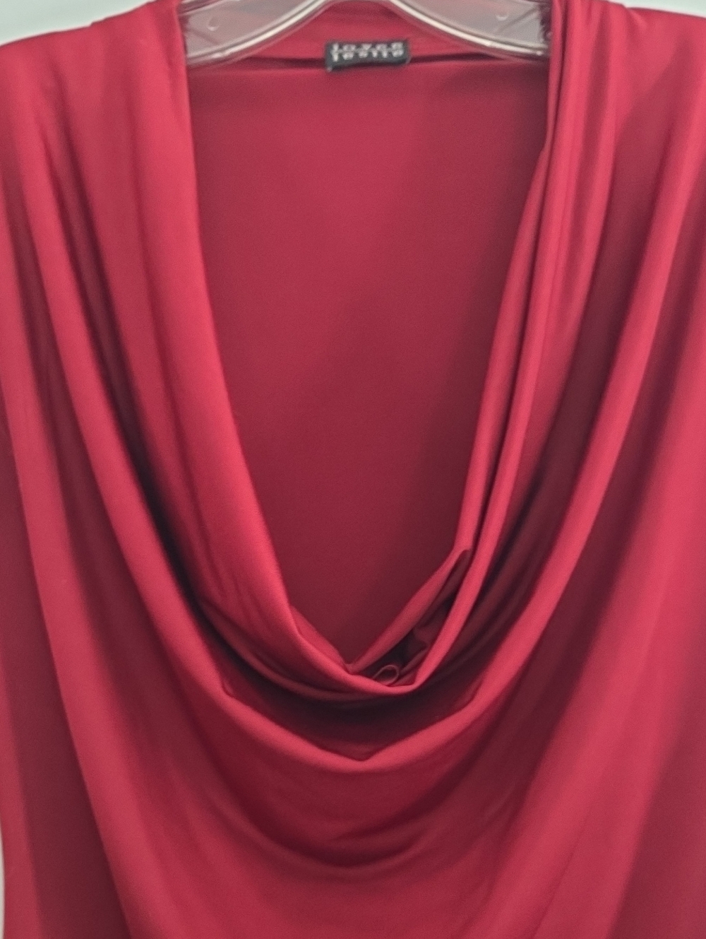 Joyce Leslie Draped Cowl Neck Shirt - Picture 2 of 8